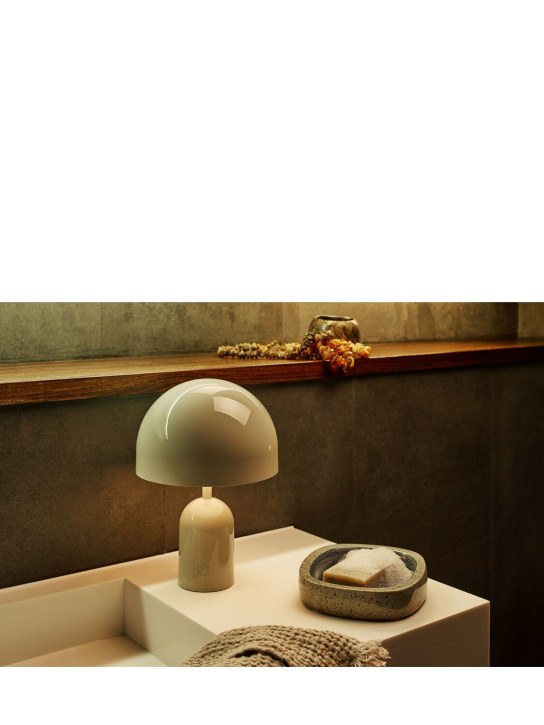 Tom Dixon: Bell portable LED lamp - Grey - ecraft_2 | Luisa Via Roma