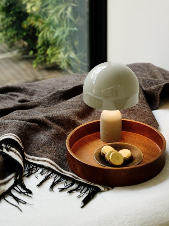Tom Dixon: Bell portable LED lamp - Grey - ecraft_3 | Luisa Via Roma