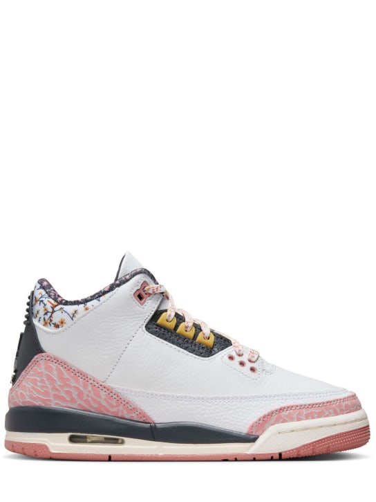 Nike: Air Jordan 3 Retro sneakers - White/Anthracite - kids-boys_0 | Luisa Via Roma