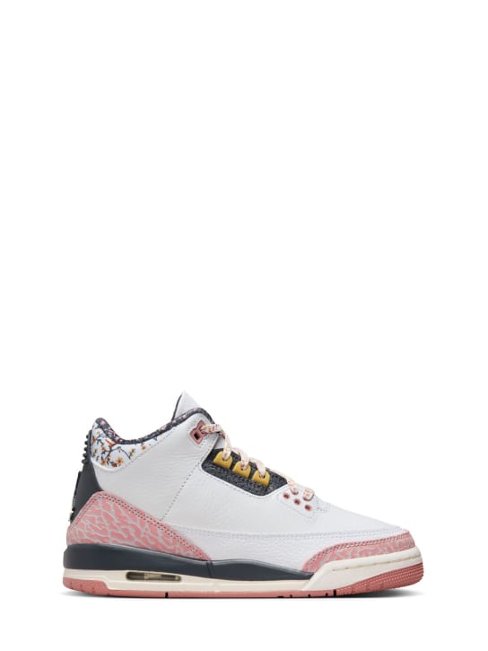 Nike: Air Jordan 3 Retro sneakers - White/Anthracite - kids-boys_0 | Luisa Via Roma