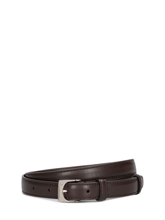 The Row: Moon leather belt - women_0 | Luisa Via Roma