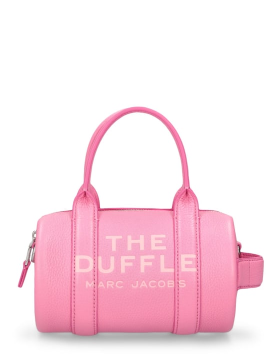 Marc Jacobs: Borsa The Mini Duffle in pelle - Petal Pink - women_0 | Luisa Via Roma
