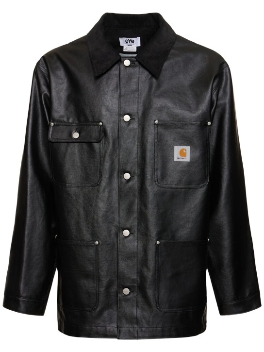 JUNYA WATANABE: Jacke aus Baumwollmischung mit Logo „Carhartt“ - men_0 | Luisa Via Roma
