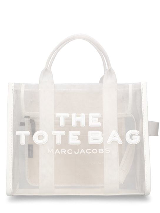 Marc Jacobs: Sac en nylon The Medium Tote - Blanc - women_0 | Luisa Via Roma