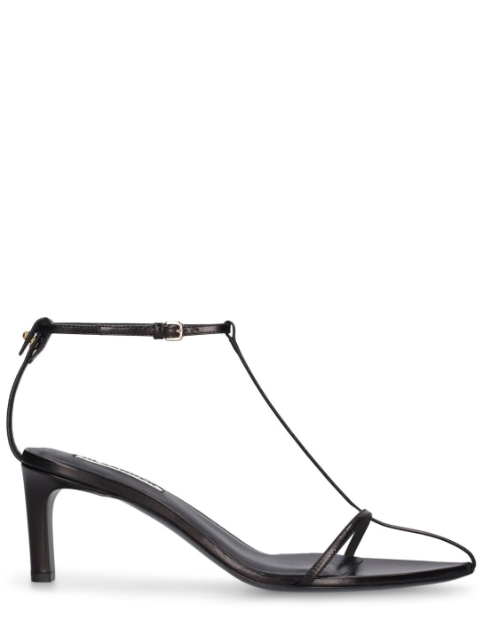 Jil Sander: 65mm Leather sandals - women_0 | Luisa Via Roma
