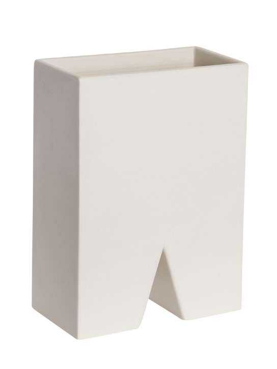 Bitossi Ceramiche: Muller Van Severen Onda vase - Beyaz - ecraft_0 | Luisa Via Roma