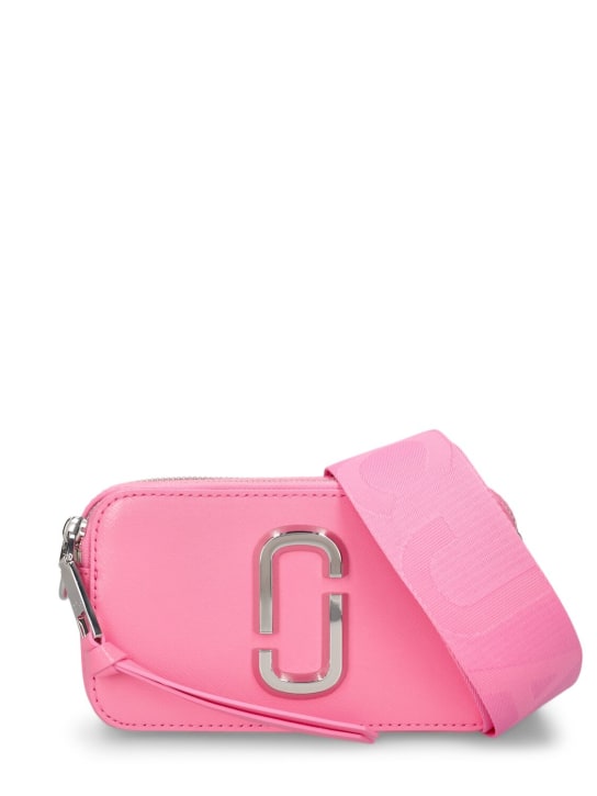Marc Jacobs: Sac porté épaule en cuir The Snapshot - Petal Pink - women_0 | Luisa Via Roma