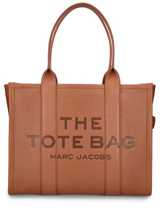 Marc Jacobs: The Large Tote レザーバッグ - Argan Oil - women_0 | Luisa Via Roma