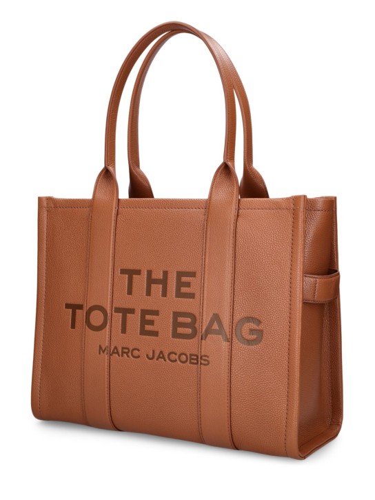 Marc Jacobs: The Large Tote leather bag - Argan Oil - women_1 | Luisa Via Roma