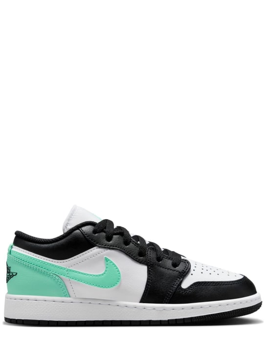 Nike: Sneakers "Air Jordan 1" - Weiß/Schwarz - kids-boys_0 | Luisa Via Roma