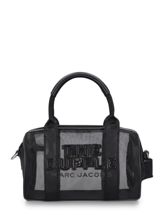 Marc Jacobs: Borsa The Mini Duffle in nylon - Blackout - women_0 | Luisa Via Roma