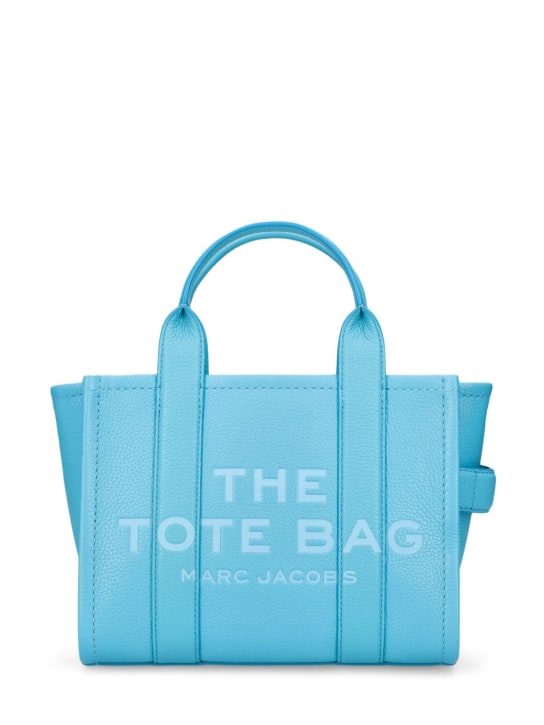 Marc Jacobs: The Small Tote leather bag - Aqua - women_0 | Luisa Via Roma