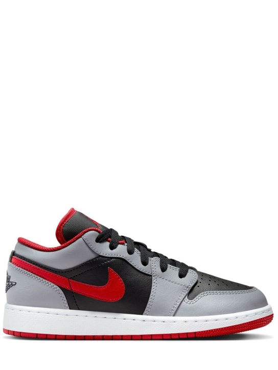 Nike: Sneakers bajas Air Jordan 1 - Negro/Rojo - kids-girls_0 | Luisa Via Roma