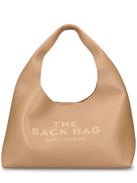 Marc Jacobs: The Sack leather shoulder bag - Camel - women_0 | Luisa Via Roma