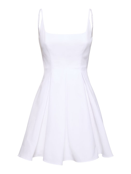 Staud: Vestido corto de algodón - Blanco - women_0 | Luisa Via Roma