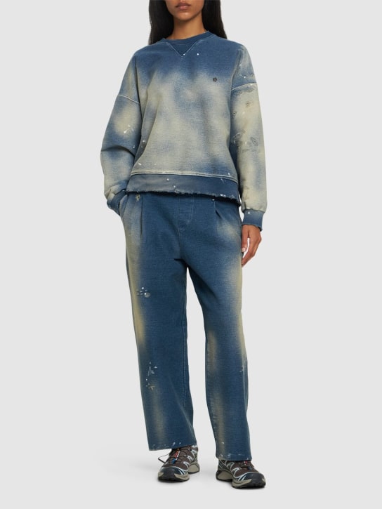 A Paper Kid: Unisex-Sweatshirt - Denim Blue - women_1 | Luisa Via Roma