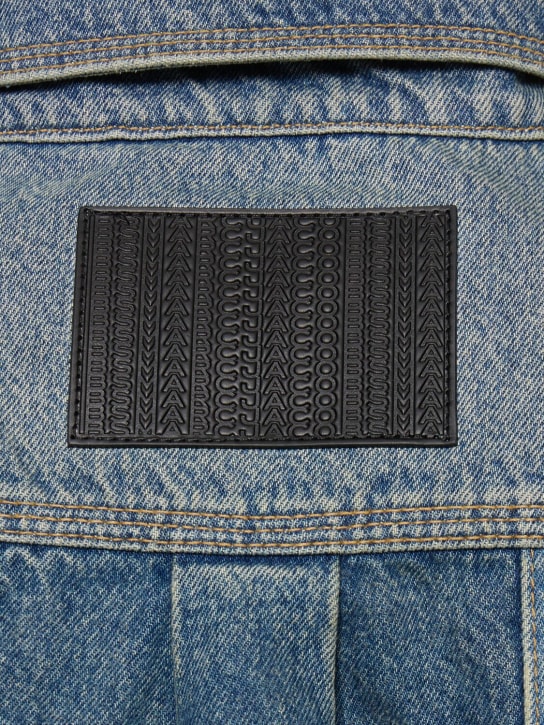 Marc Jacobs: Patchwork denim shirt - Indigo Multi - women_4 | Luisa Via Roma