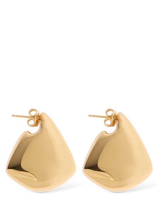 Bottega Veneta: Kleine Ohrringe aus Sterlingsilber „Fin“ - women_0 | Luisa Via Roma