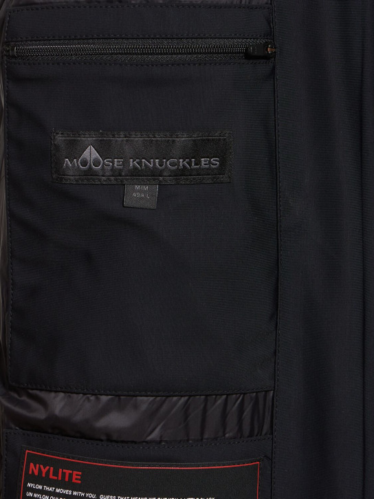Moose Knuckles: Grayton 2 tech blend jacket - men_5 | Luisa Via Roma