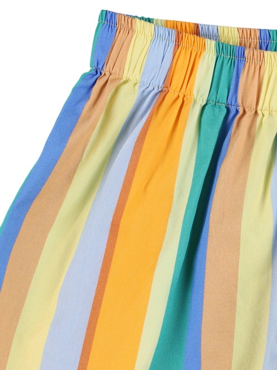 Tiny Cottons: Shorts de algodón a rayas - Multicolor - kids-boys_1 | Luisa Via Roma
