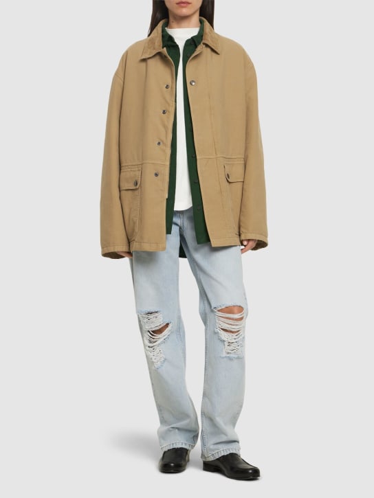 The Row: Frank gabardine jacket - women_1 | Luisa Via Roma