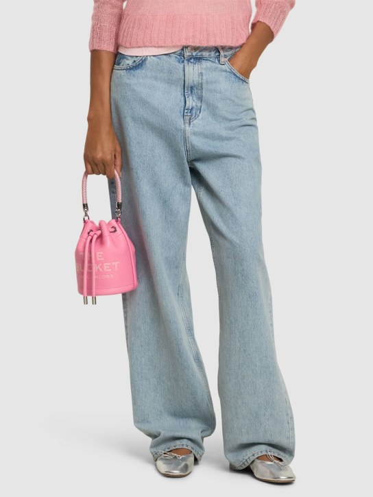 Marc Jacobs: The Mini Bucket leather bag - Petal Pink - women_1 | Luisa Via Roma