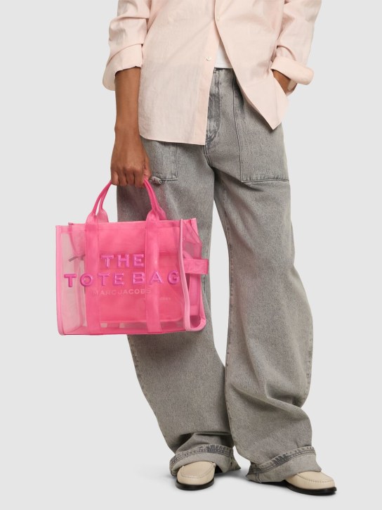 Marc Jacobs: The Medium mesh tote bag - Candy Pink - women_1 | Luisa Via Roma