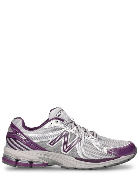 New Balance: 860 sneakers - Grey/Purple - women_0 | Luisa Via Roma