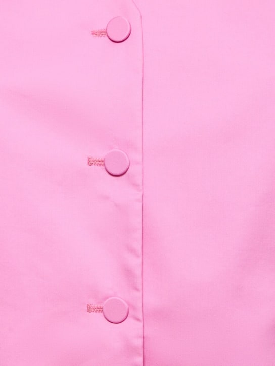 The Andamane: Pauline cotton satin vest - Pink - women_3 | Luisa Via Roma