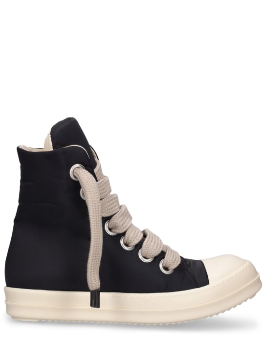 Rick Owens DRKSHDW: Jumbo lace puffer sneakers - men_0 | Luisa Via Roma