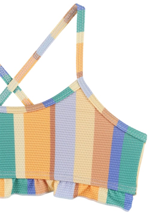 Tiny Cottons: Bikini de lycra a rayas - Multicolor - kids-girls_1 | Luisa Via Roma