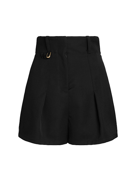 Jacquemus: Le Short Bari wool shorts - women_0 | Luisa Via Roma