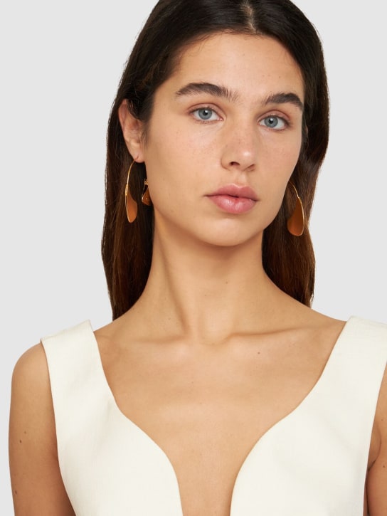 Jil Sander: BW8 3 ear cuff earrings - Altın Rengi - women_1 | Luisa Via Roma