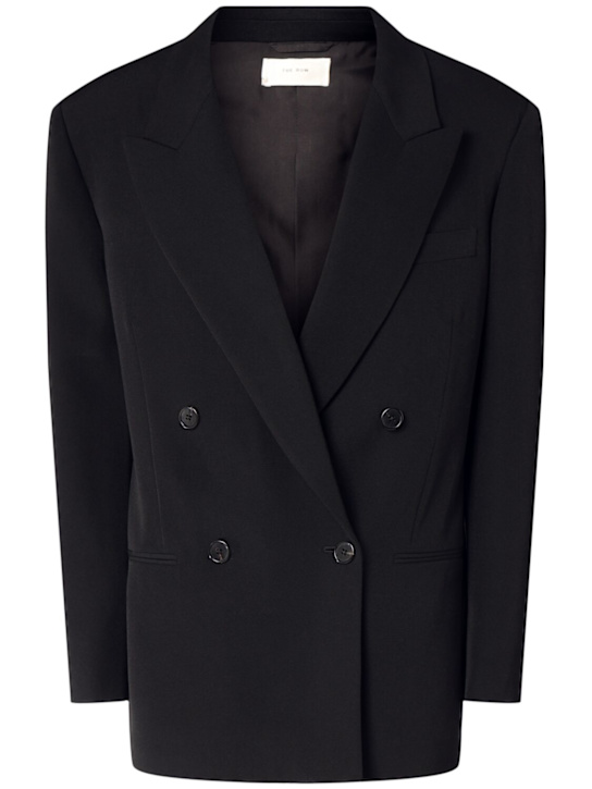 The Row: Sandon grain de poudre jacket - women_0 | Luisa Via Roma