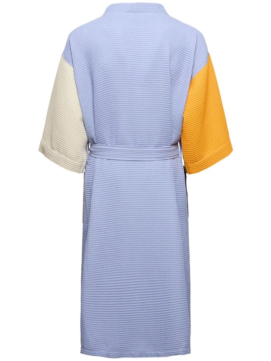 HAY: Waffle bathrobe - Blue - men_1 | Luisa Via Roma