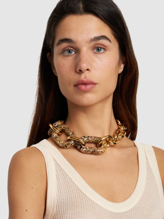 Rabanne: Halskette mit XL-Gliedern - Gold/Multi - women_1 | Luisa Via Roma