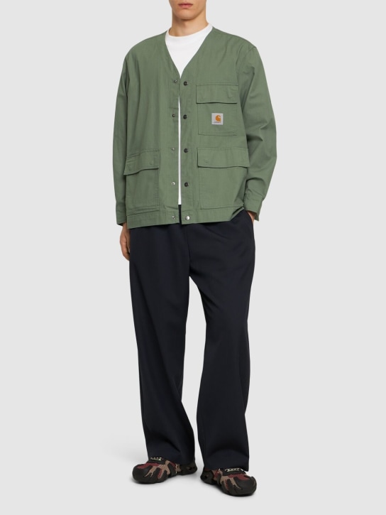 Carhartt WIP: Hemd aus Baumwolle „Ellroy“ - Park - men_1 | Luisa Via Roma