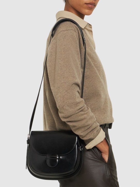 Lemaire: Cartridge sport leather shoulder bag - women_1 | Luisa Via Roma