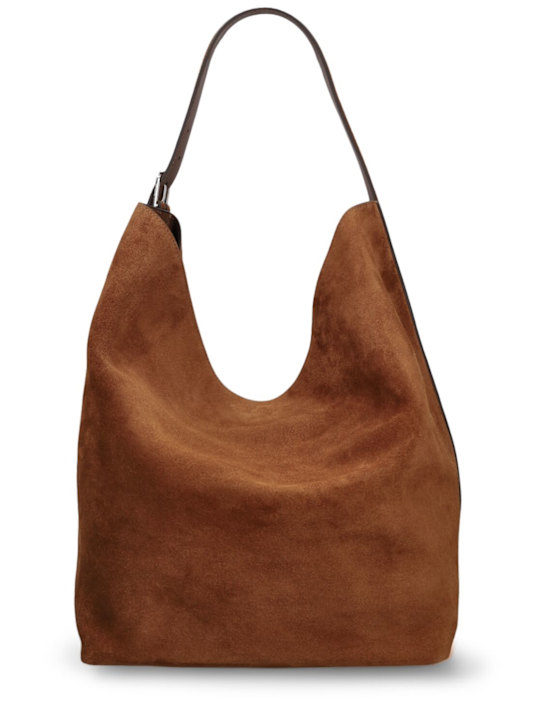 Toteme: Belted suede tote bag - women_0 | Luisa Via Roma