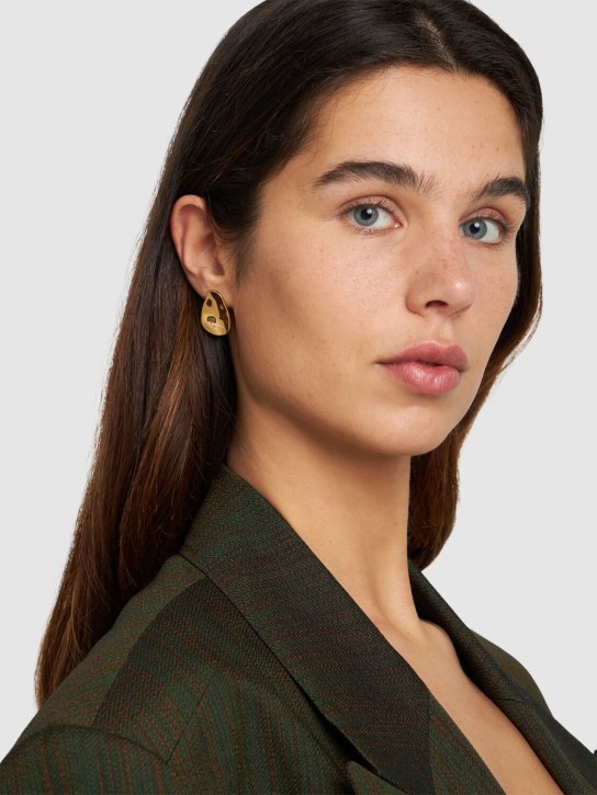 Jil Sander: CW4 5 stud earrings - Gold - women_1 | Luisa Via Roma