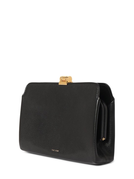 The Row: Amazon shiny kid leather clutch - women_1 | Luisa Via Roma