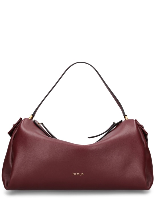 Neous: Scorpius leather shoulder bag - Burgundy - women_0 | Luisa Via Roma