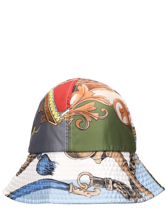 Comme des Garçons Shirt: Cappello bucket stampato - Multicolore - men_0 | Luisa Via Roma