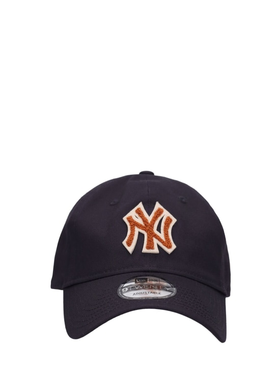New Era: NY Yankees 9Twenty圈绒棒球帽 - 蓝色/棕色 - women_0 | Luisa Via Roma