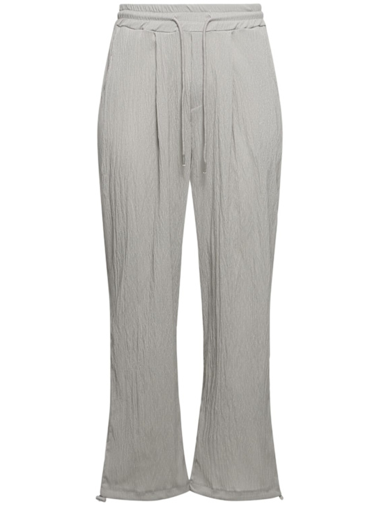 The Frankie Shop: Crinckle wide jogging pants - men_0 | Luisa Via Roma