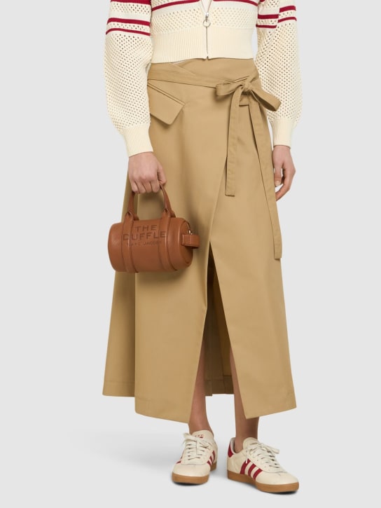 Marc Jacobs: The Mini Duffle leather bag - Argan Oil - women_1 | Luisa Via Roma