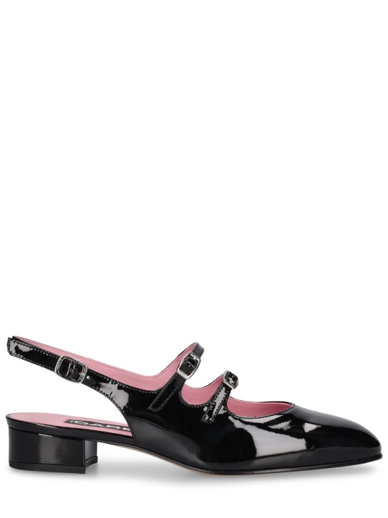 Carel: Zapatos destalonados de charol 20mm - Negro - women_0 | Luisa Via Roma