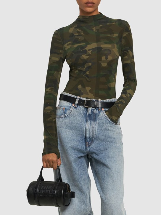Marc Jacobs: The Mini Duffle leather bag - Black - women_1 | Luisa Via Roma
