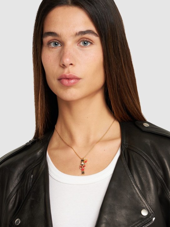 Vivienne Westwood: Nutcracker brass pendant - women_1 | Luisa Via Roma