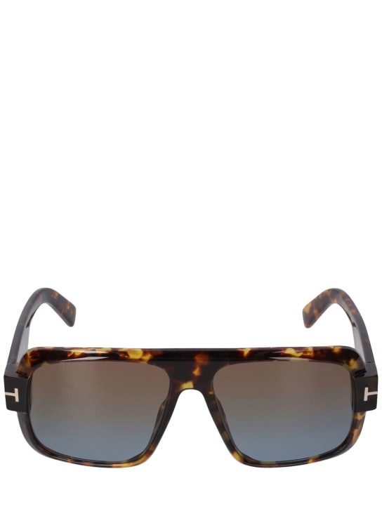 Tom Ford: Turner acetate sunglasses - Havana/Brown - women_0 | Luisa Via Roma